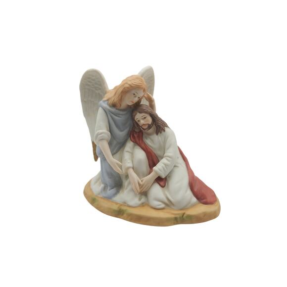 Homco 1998 With These Wings Jesus Guardian Angel Figurine Religious Decor 88431 - Picture 1 of 8